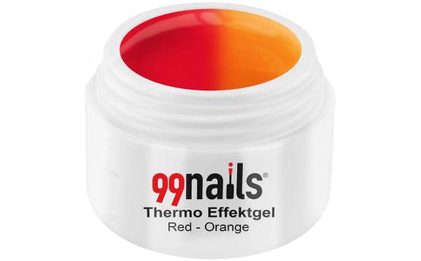Thermo Glitter Gel - Red-Orange 5ml
