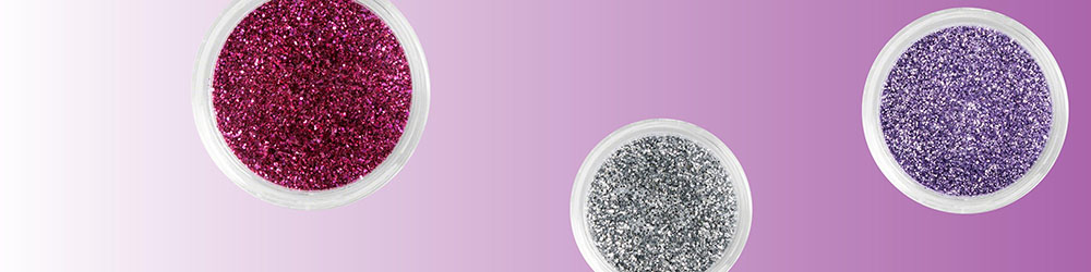 Glitterpuder für Nailart