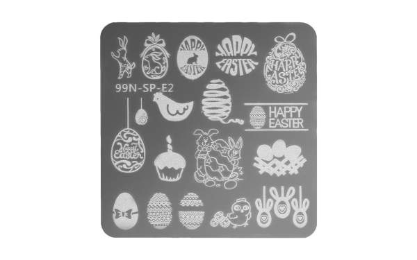 Special Stamping Plate - Happy Easter