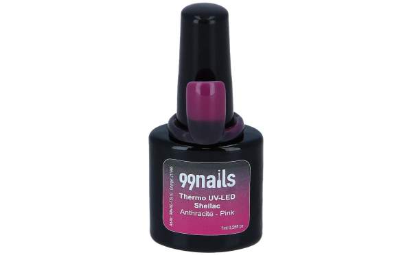 UV Thermo Shellac - Anthracite-Pink 8ml