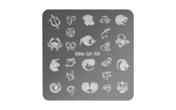Square Stamping Plate - Star Sign